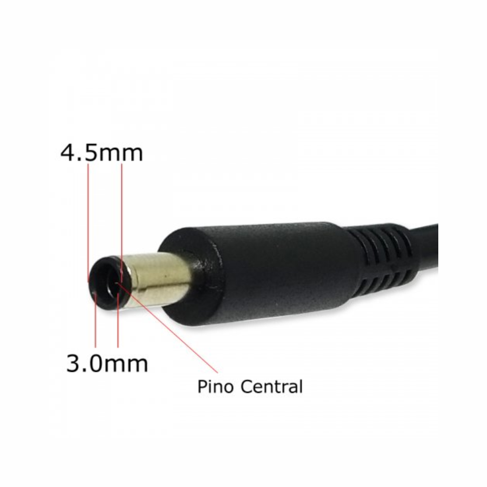 Fonte Ultrabook Dell 19v 2.31a 45w 7 XPS LA45NM140 -Plug 4.5x3.0