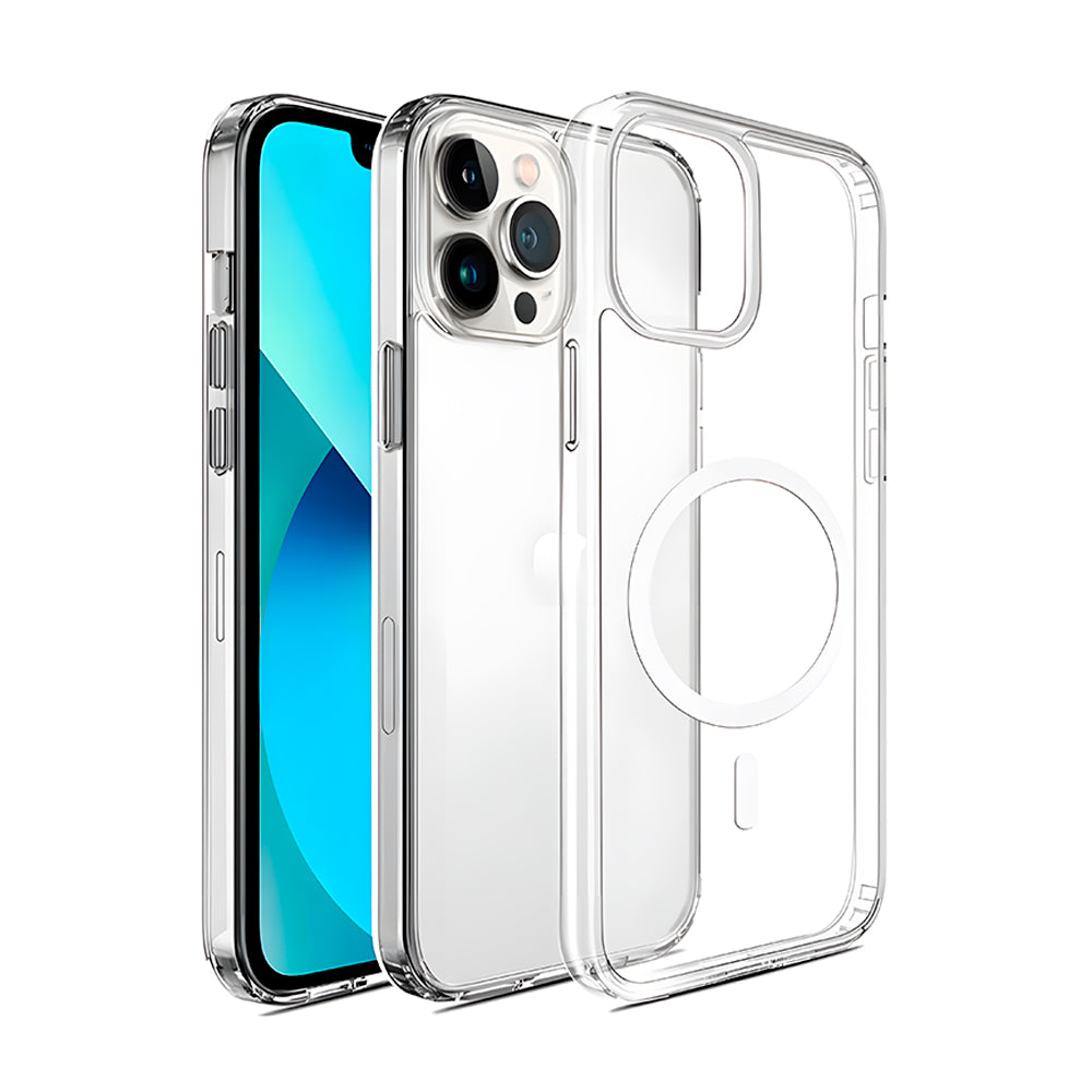 Capa Transparente, Com Suporte Para Carregamento Magnético, Para iPhone 11