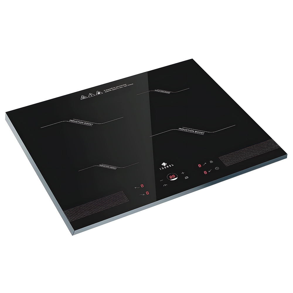 Fogão Cooktop De Indução 4 Bocas Tronos IF7010B1, Mesa Vitrocêramica, Painel Touch Com Timer, 9 Níveis Power Boost, 220v