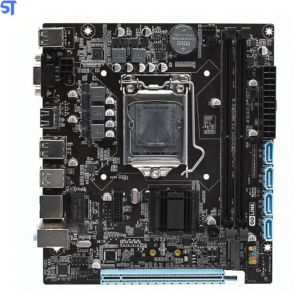 Placa Mãe Goline H110M-GD4 / LGA1151 / DDR4 (LAN Gigabit 1000MB & M.2 NVME) (6ª/7ª Geração Intel)