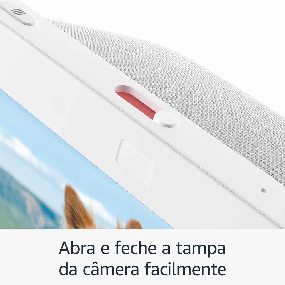 Amazon Echo Show 8 - 3ª Geração Smart Display Áudio Espacial Hub Alexa - Branca