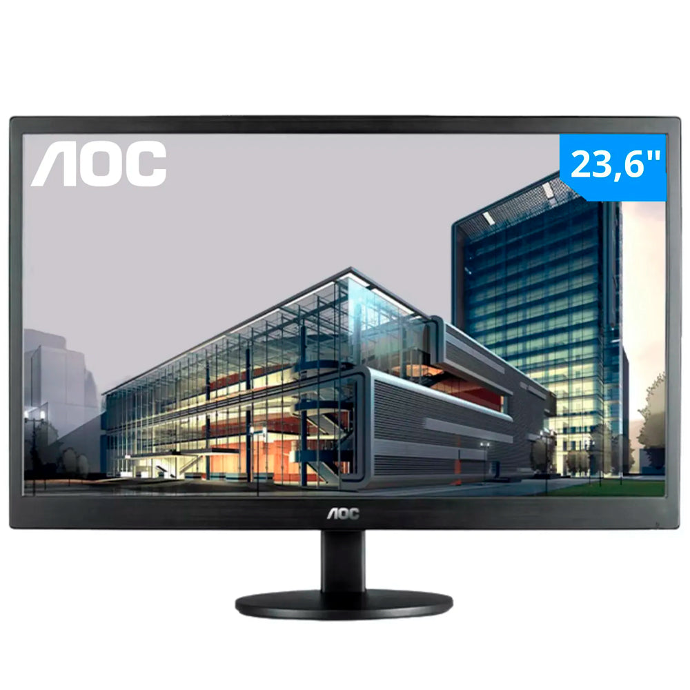 Monitor AOC LED 24'', Full HD Widescreen HDMI, VGA, VESA, Com Ajuste de Incilinação, Preto- M2470SWH2