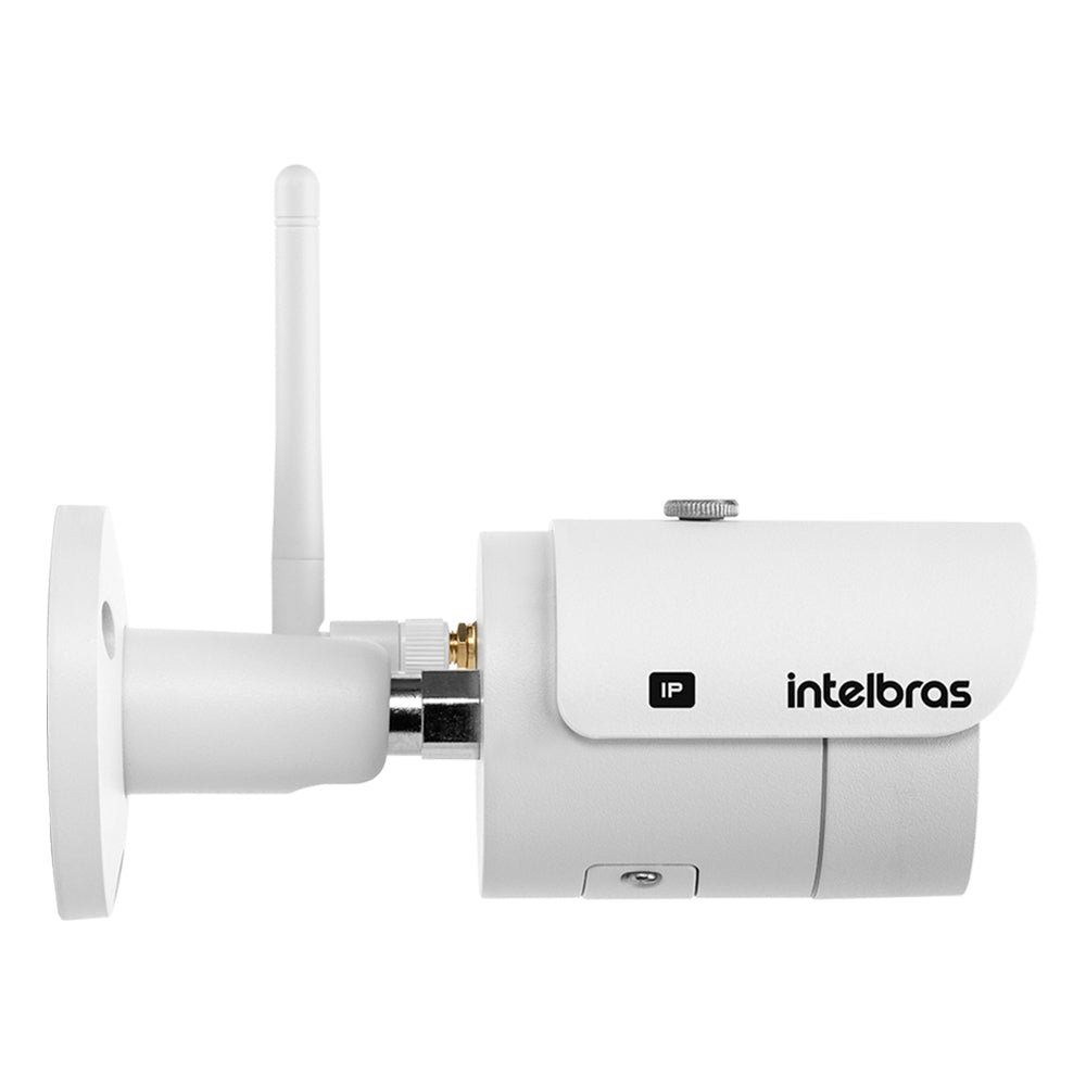 Câmera IP Bullet Intelbras VIP 3430 W, CFTV, 4MP, IR 30m, Proteção IP67, 3.6mm, Branco