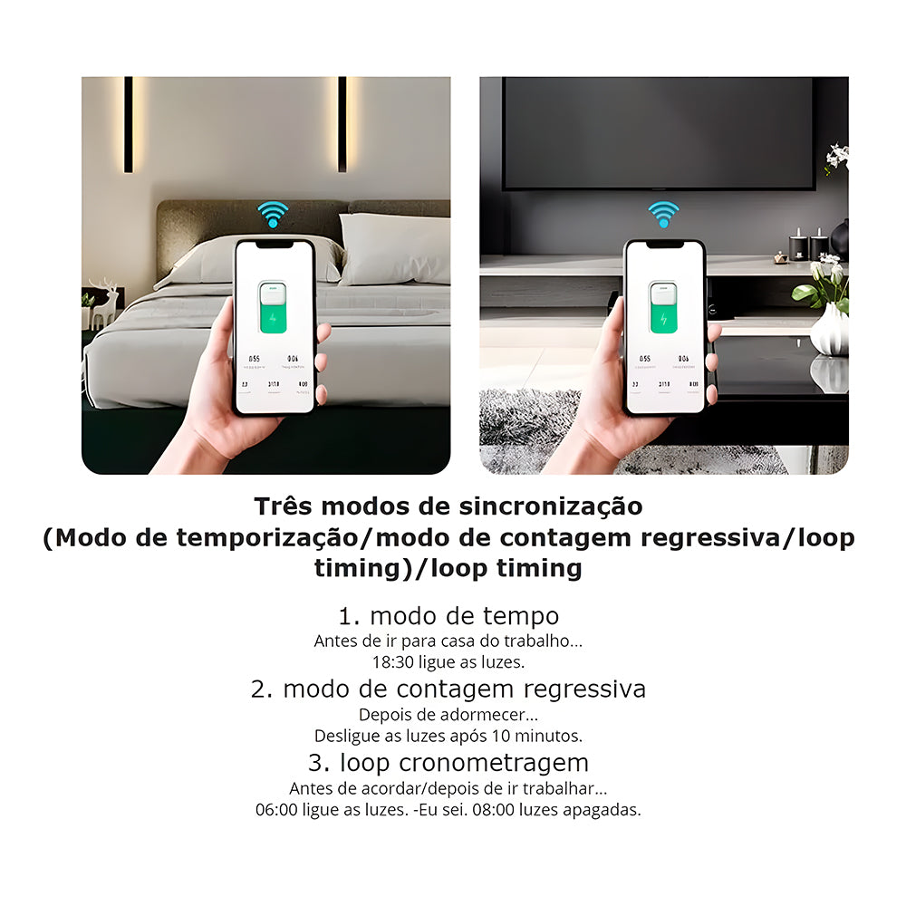 Disjuntor Inteligente Wi-Fi 63A, Compatível Com Google Assistant e Alexa, Tongou, Com Medição, Preto
