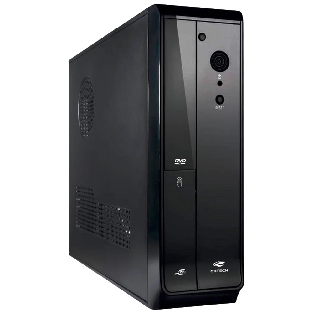 Computador Core i3-3240-SSD 120GB-Memória Ram 4GB-Slim Horizontal e Vertical- Com Monitor 15 HDMI e Windows 10 Tecla