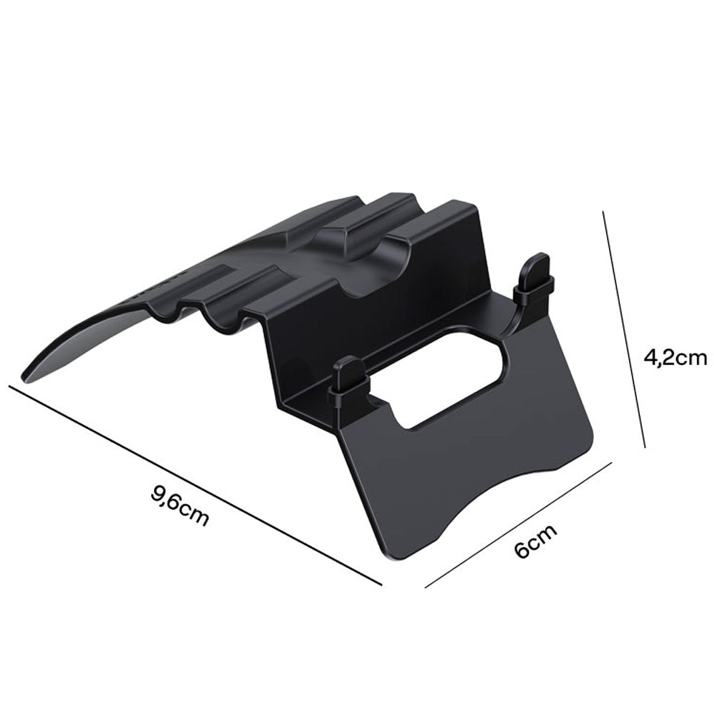 Suporte Para Celular de Mesa, Ergonômico, Multiuso, Ajustável, Reliza, Conforto e Estabilidade - Preto