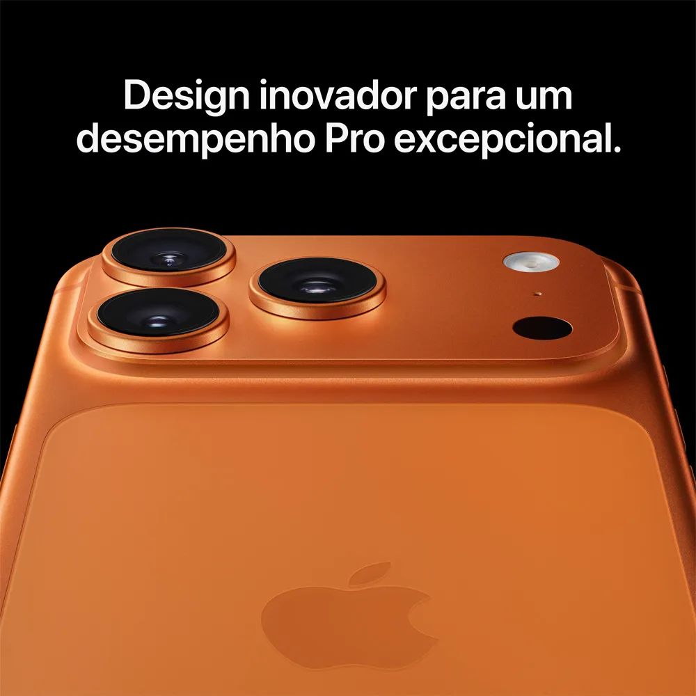 iPhone 17 Pro 1TB 5G Apple Tela 6.3" Super Retina XDR, Câmera Tripla 48MP, USB-C, Processador Apple Bionic - Prateado