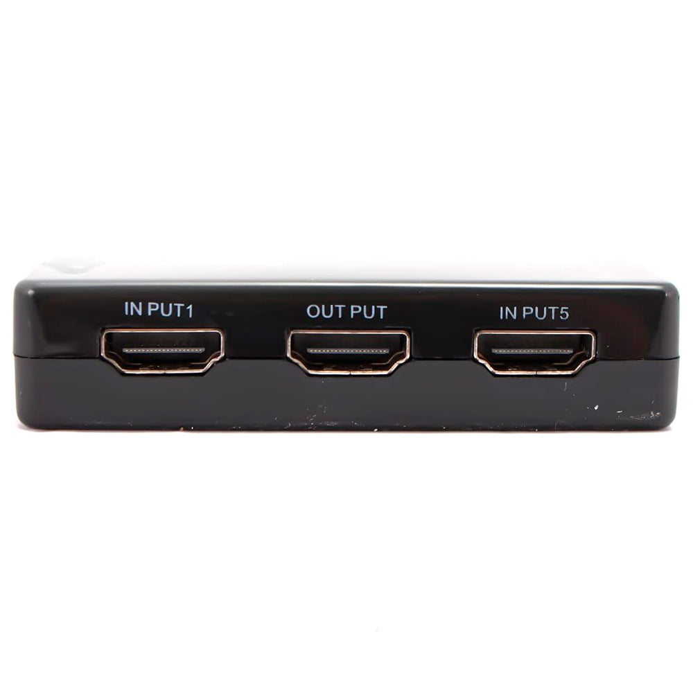 HUB Switch Chaveador HDMI 5 Entradas x 1 Saída, Splitter FHD com Controle Remoto, Knup KP-3460
