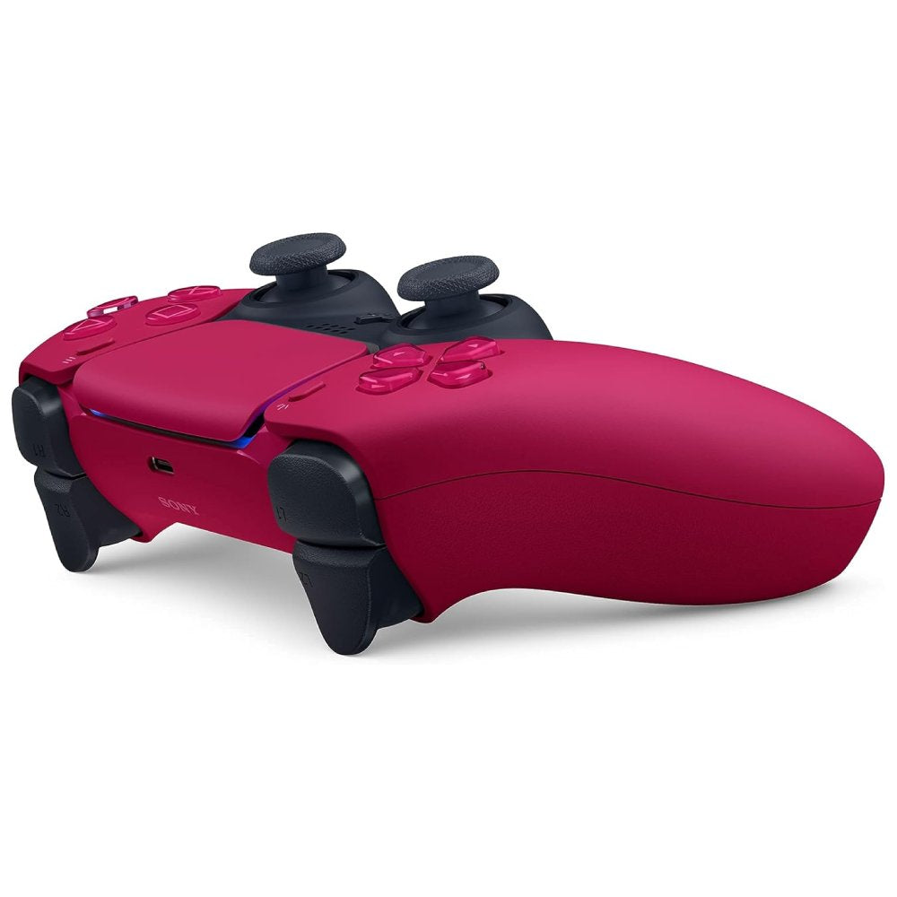 Controle Sony DualSense PS5 Sem Fio Cosmic Red Vermelho Microfone Gatilhos Adaptaveis