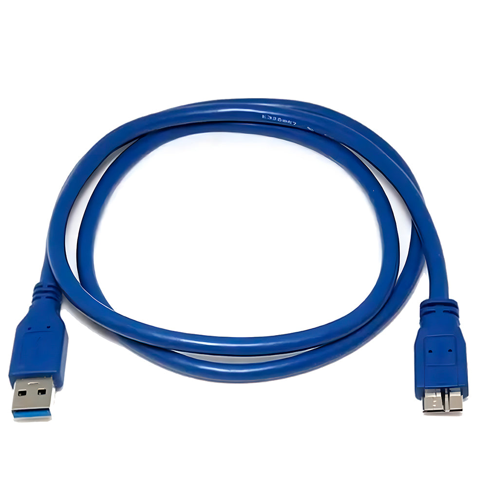 Cabo USB AM/BM 3.0 1,5M Micro-Para Uso Em HD Externo, Portátil e Case de HD e SSD