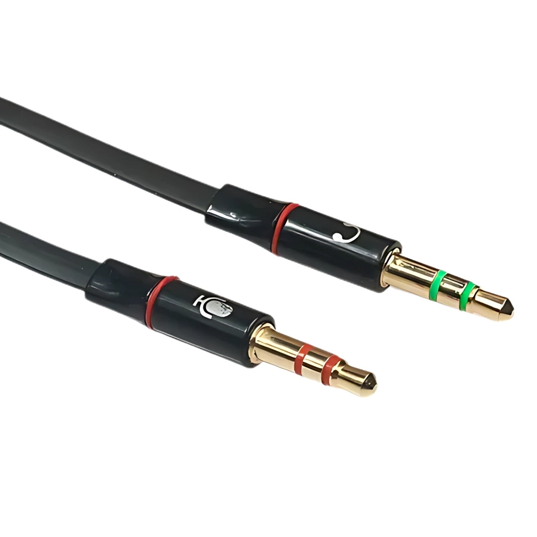 Cabo Adaptador Y, 2 P2 Macho, Para P2 Fêmea, Fone e Microfone, IT-Blue