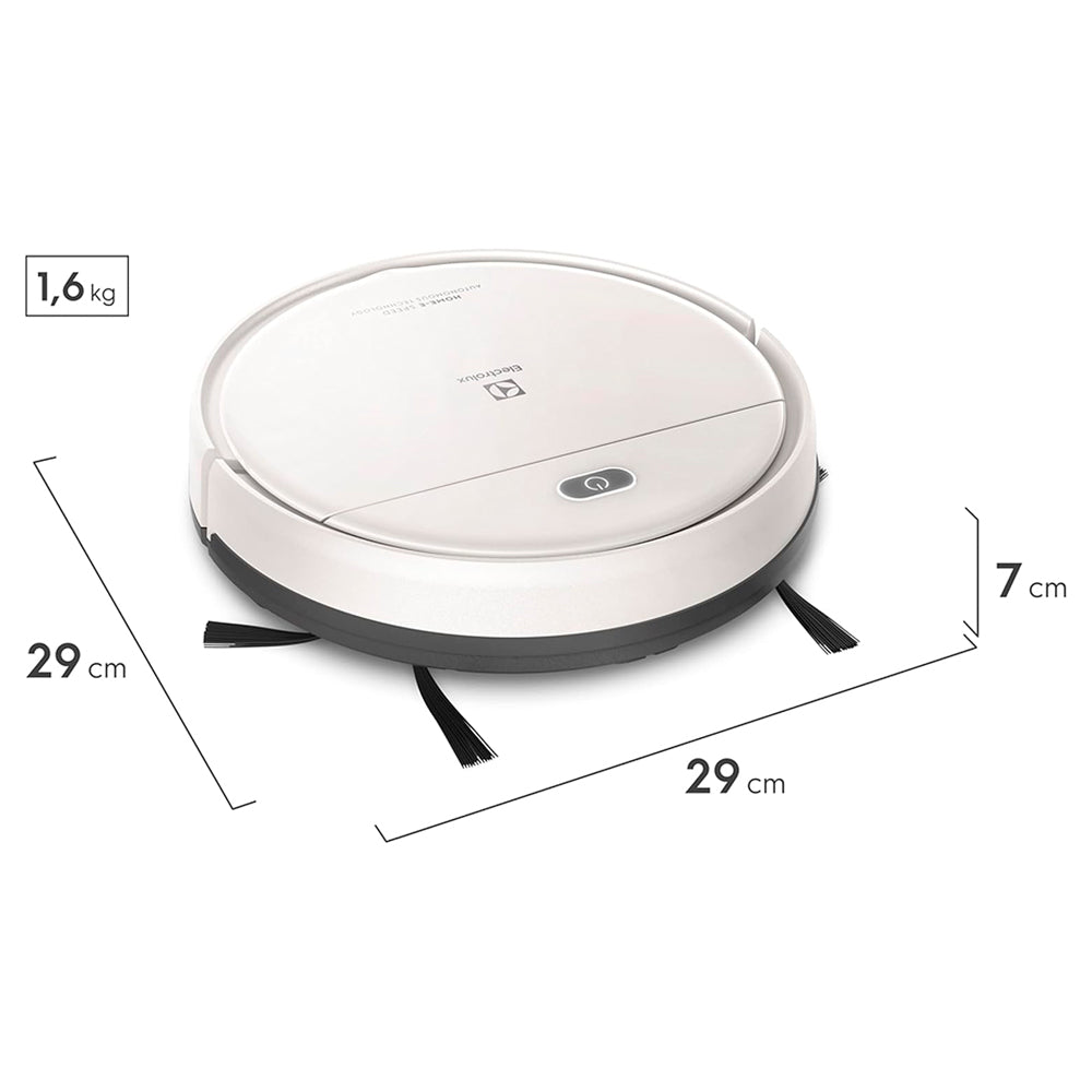 Robô Aspirador De Pó Electrolux 3 Em 1 Com Sensor Antiqueda e Bateria de Até 2h20 Min Branco Bivolt ERB11 100-240v