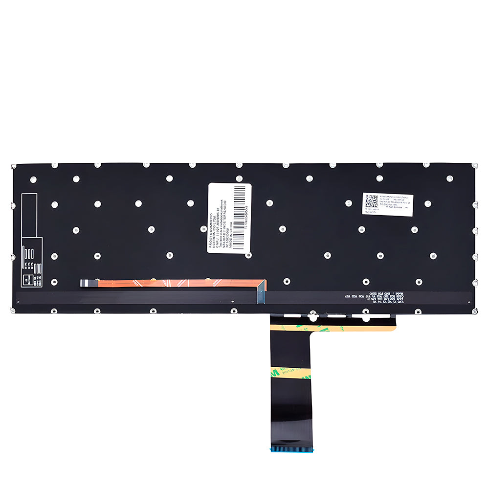 Teclado Para Notebook Compatível Com Lenovo Ideapad 3-15itl6 Cinza, BR-ABNT2 - Sem Moldura