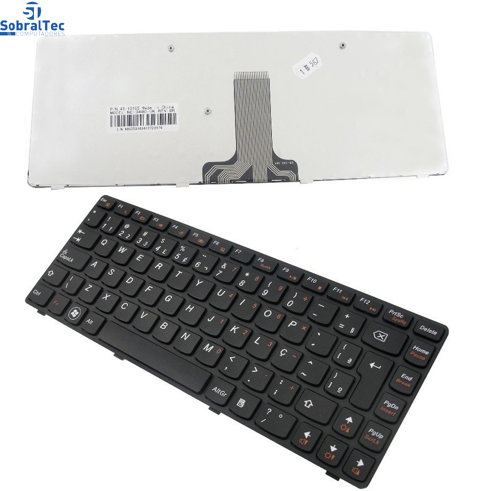 Teclado do Notebook Lenovo G485 25206584 T2g8-bz Mp-10a26pa-6866w