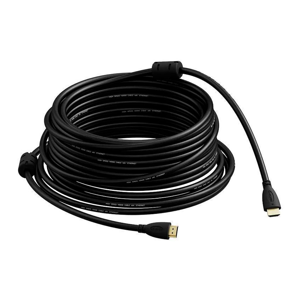 Cabo HDMI 15 m Intelbras CHF 2015, Versão 2.0, 4K 60Hz, Blindagem Tripla, Conectores Banhados a Ouro, Suporte a 3D