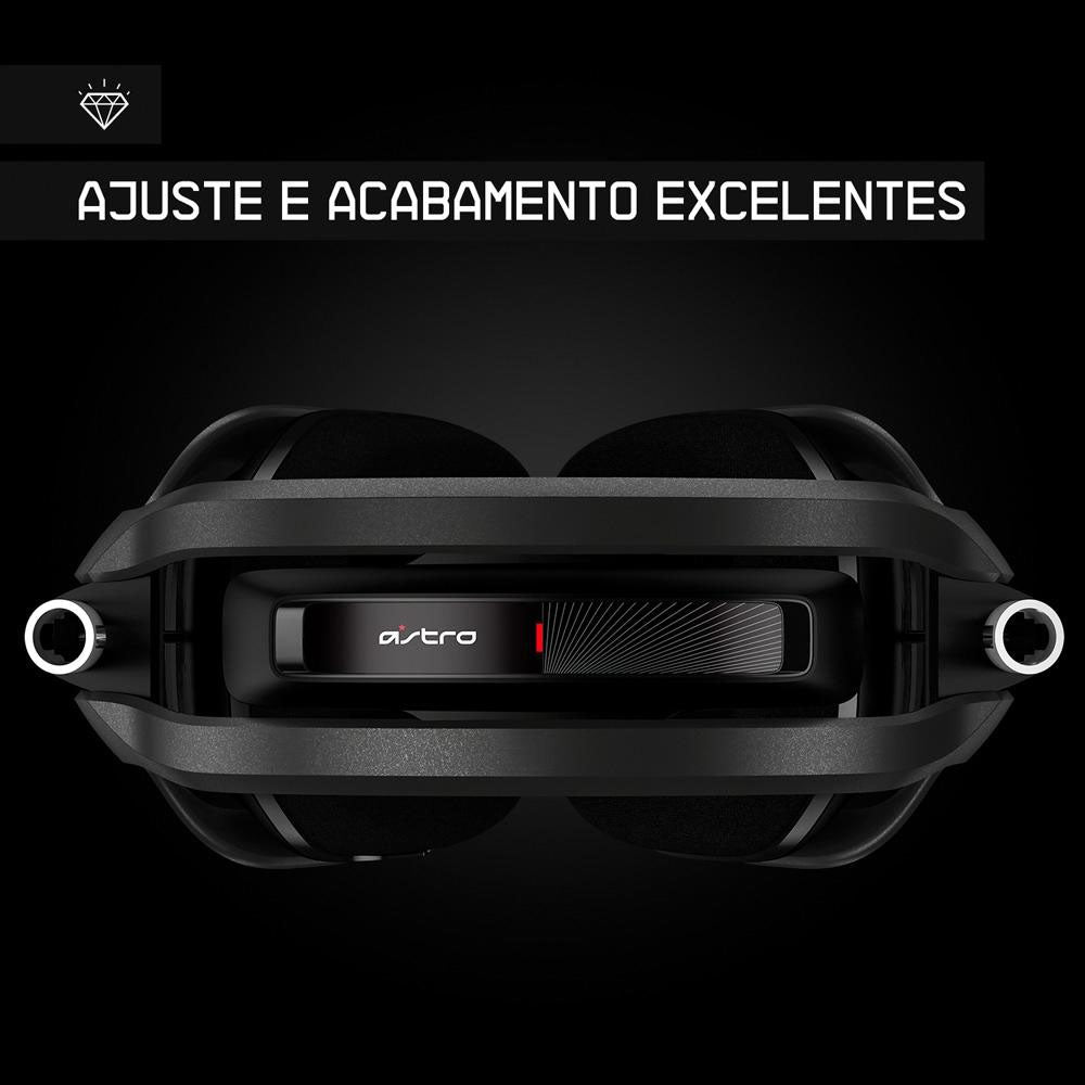 Headset ASTRO Gaming A40 TR + MixAmp Pro TR Gen 4 Com Áudio Dolby Para Xbox Series, Xbox One, PC, Mac - Preto/Vermelho