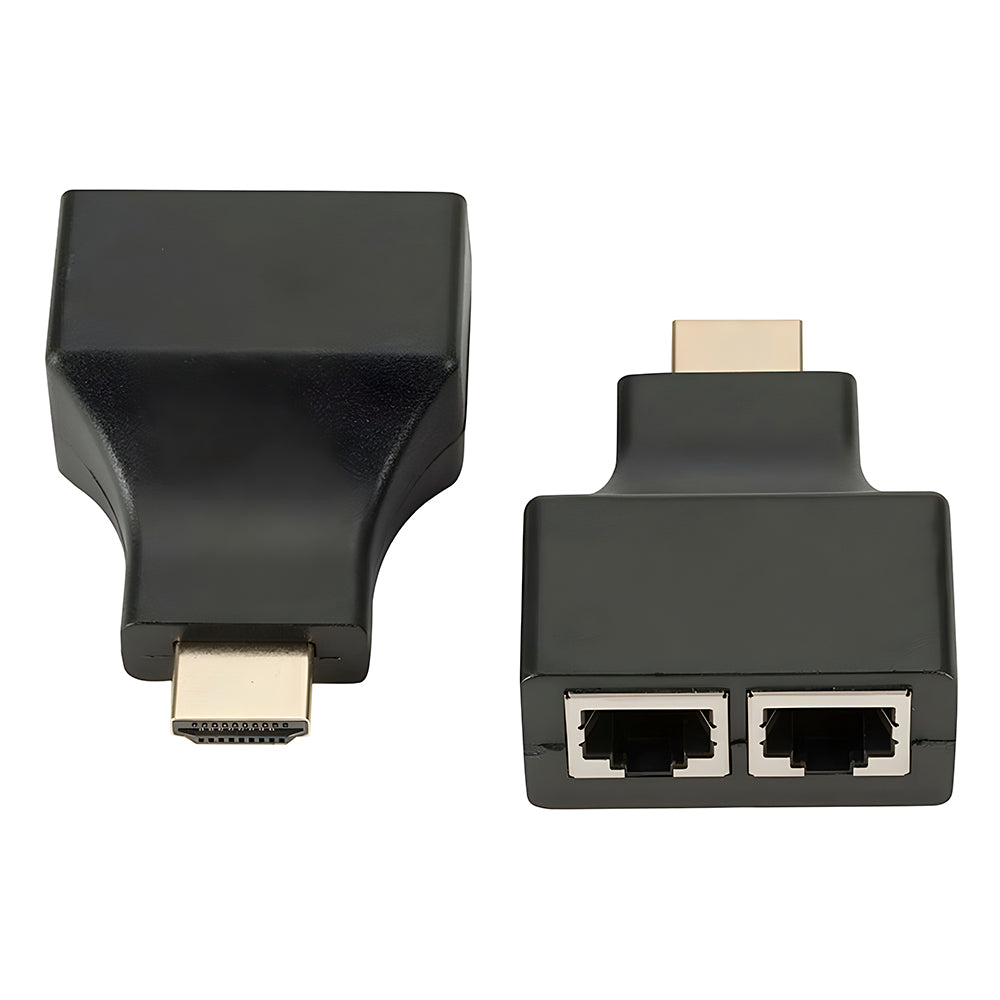 Extensor HDMI 3D, Via Cabo De Rede UTP RJ45 Cat 5e/6, Transmissão Até 30 Metros Em 1080P