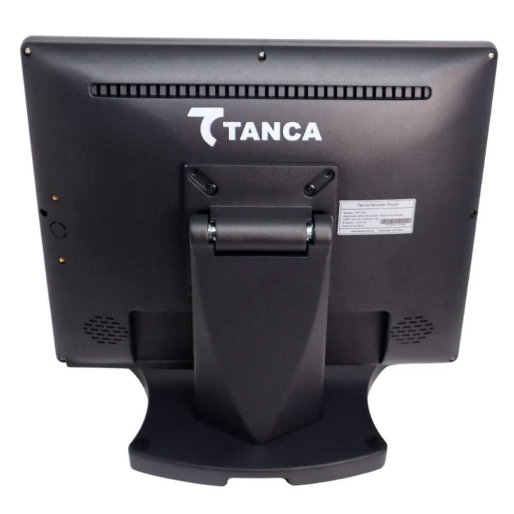 Monitor Touch Screen Tanca TMT-530 15" Capacitivo USB VGA HDMI, Base Ajustável – Preto