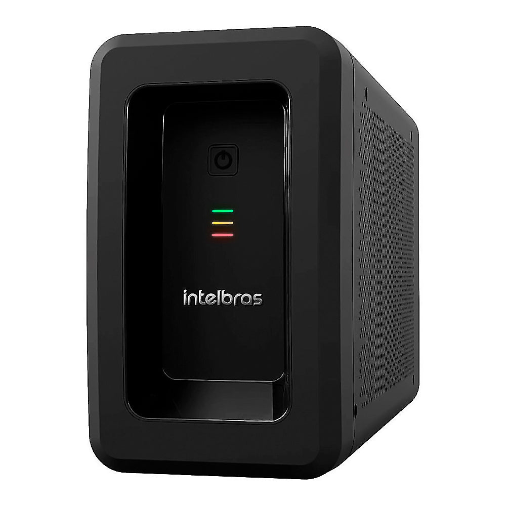 Nobreak Interativo Intelbras ATTIV 1200VA Preto Entrada e Saída 220 Voltes Com 8 Tomadas