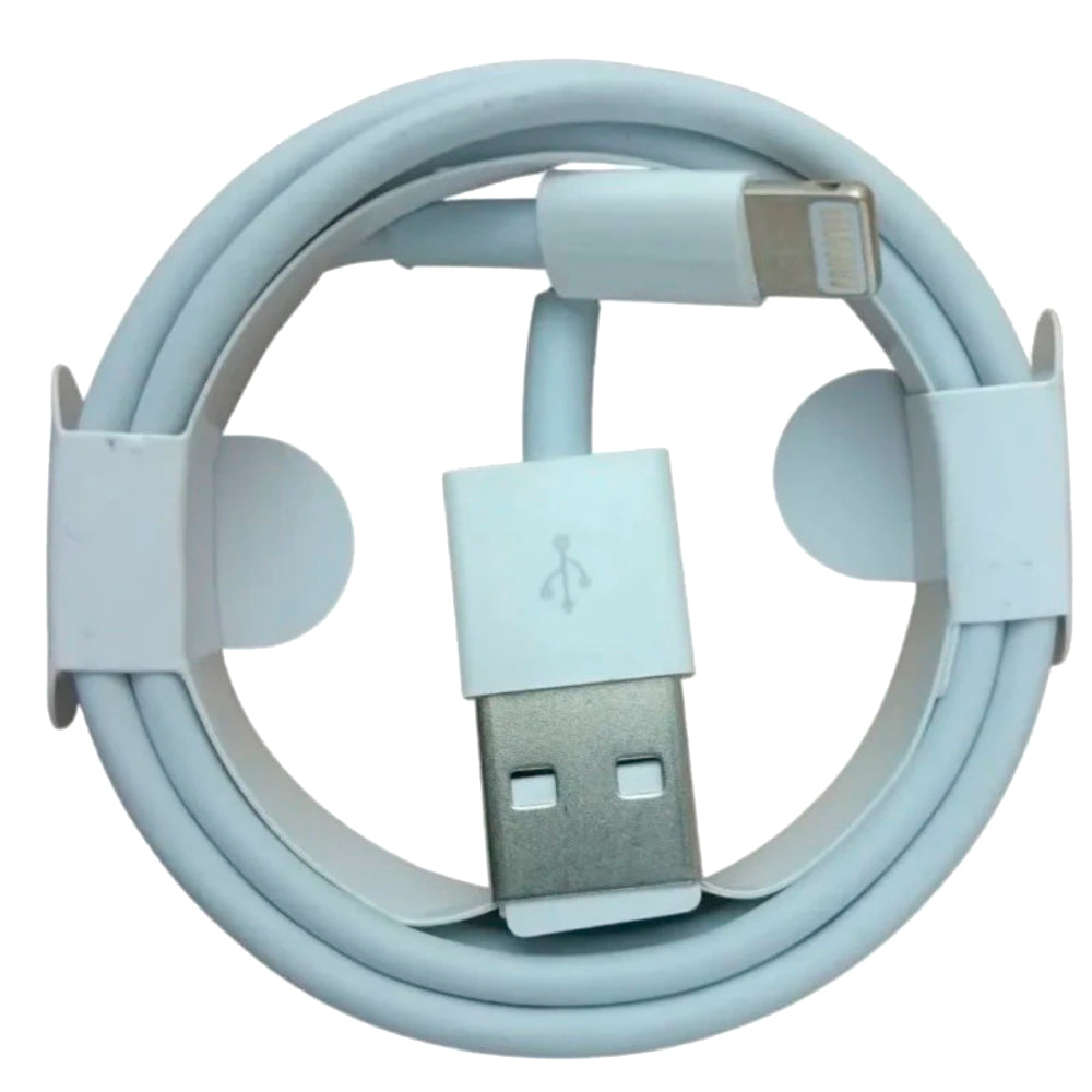 Fonte Carregador 12W, Saída USB, Com Cabo USB Para Lightning, H'Maston, CB02, Branco