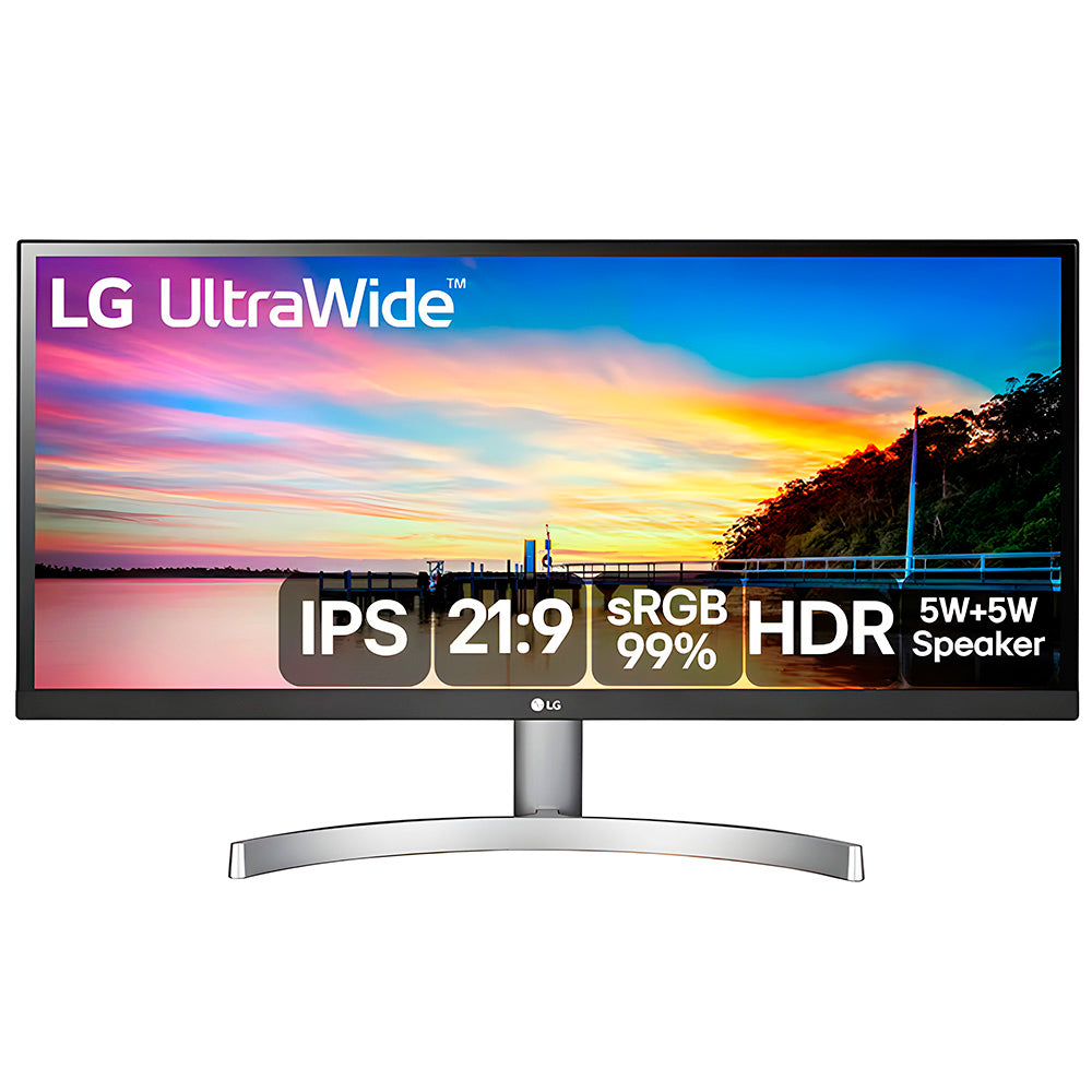 Monitor LG 29' IPS, Ultra Wide, Full HD, HDMI, VESA, Ajuste de Ângulo HDR 10, 99% sRGB, FreeSync, Som Integrado 29WK600