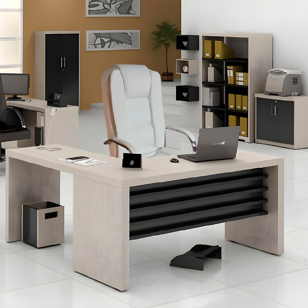 Cadeira Escritório Presidente Euro Branca Relax, 100% Nacional - ErgoDecor