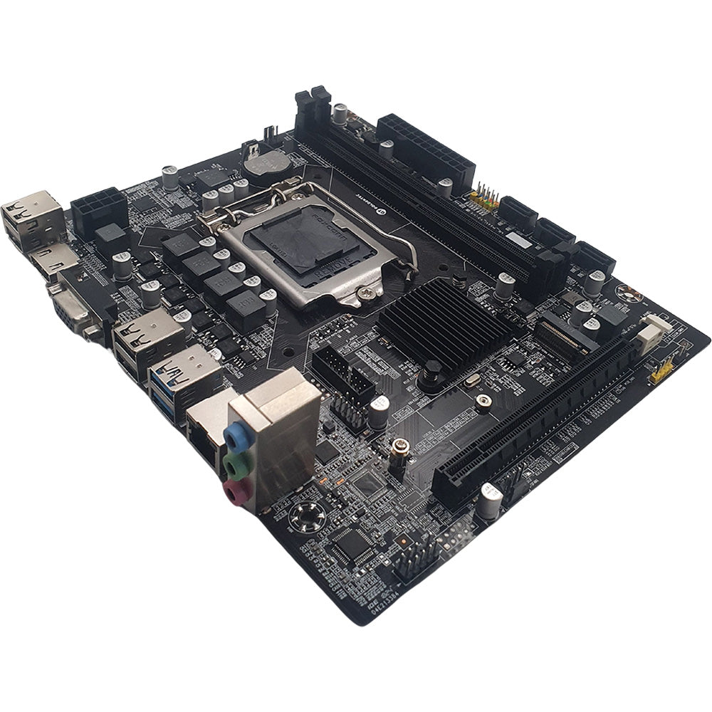 Placa Mãe Soquete 1151 H110 DDR4, Com Slot Para SSD M.2, PCI Express e HDMI, Goldentec - GT-H110