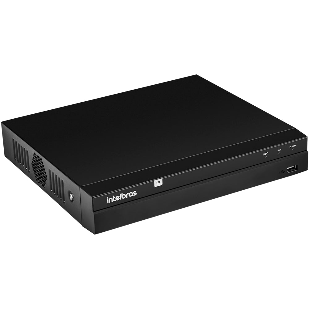 NVR Gravador de Vídeo Intelbras, Com 4 Canais, NVD 1404-P, Com 4 Portas PoE, Até 4K, Com HD de 1TB