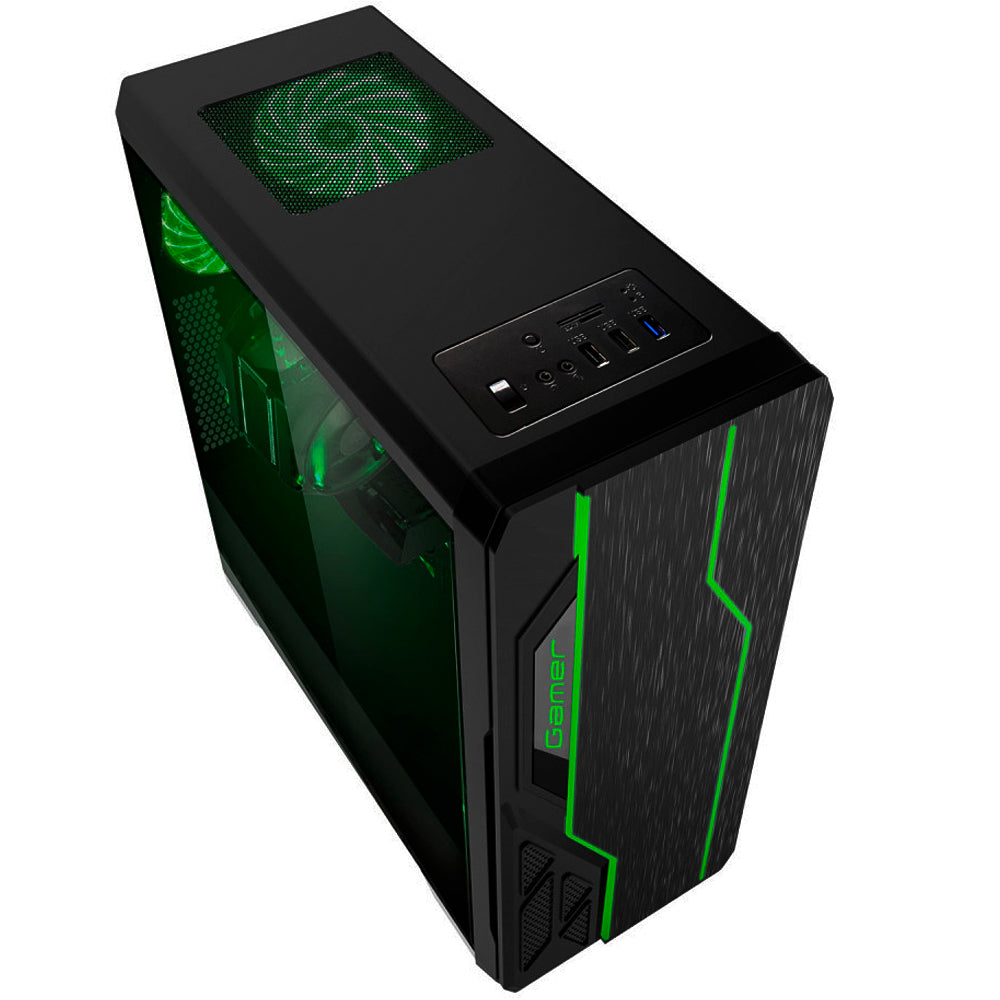 Gabinete Gamer BG-009 Preto Bluecase - Sem Fonte / Usb 3.0