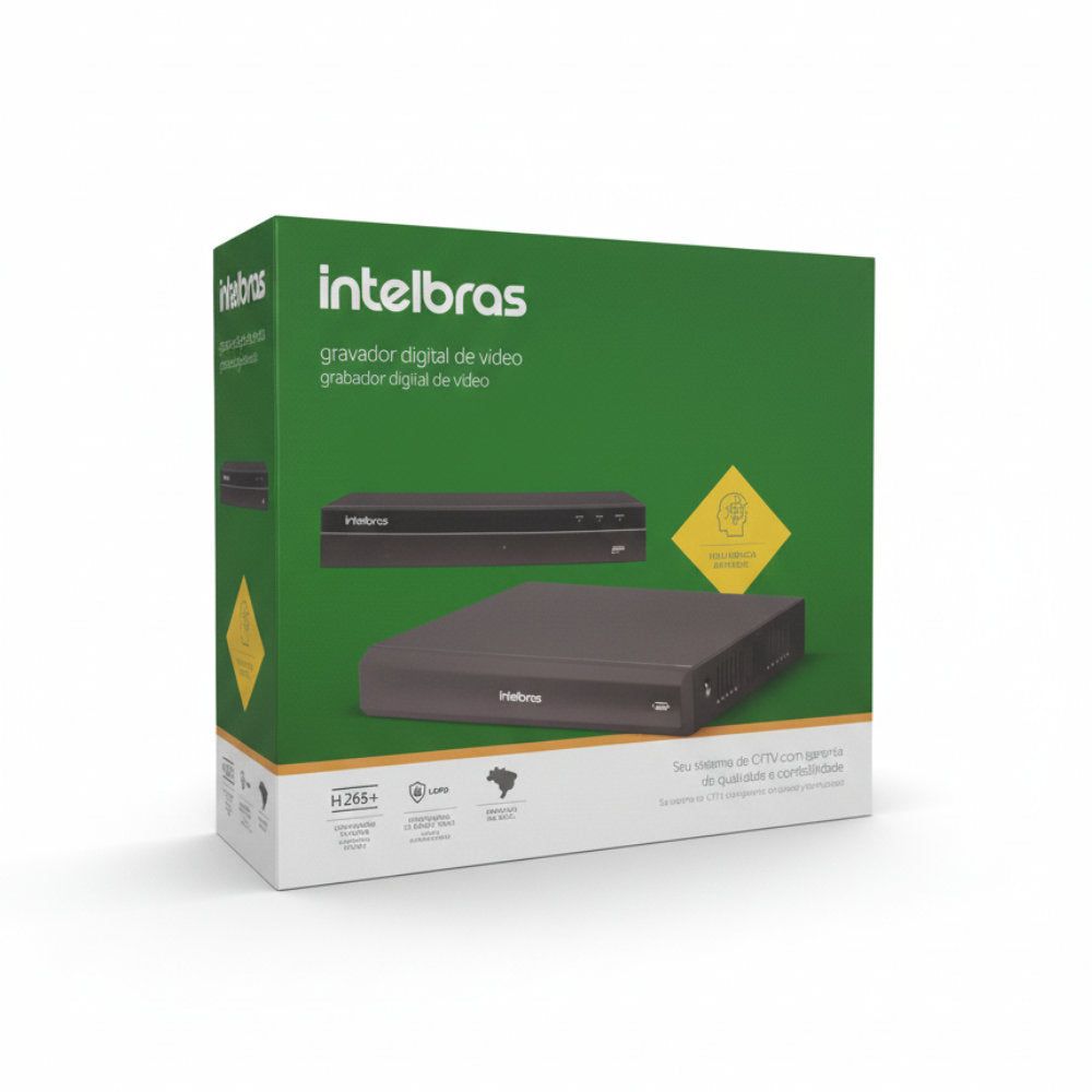 Gravador Digital de Vídeo iNVD 3016 Com HD 1TB, 16 Canais IP Com Resolução de 16Mp