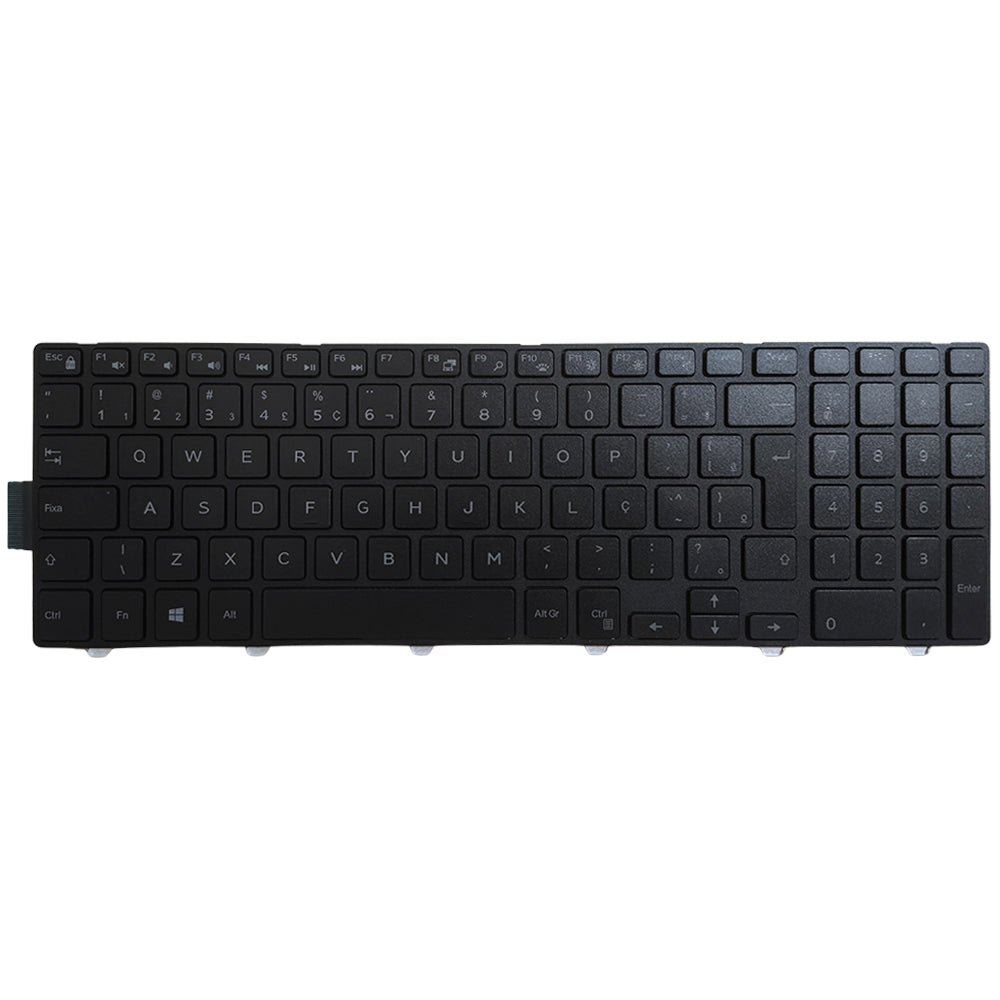 Teclado Notebook Dell Inspiron 15-5000 Series, L15-5547, L15-3542, Frame, Alfanumérico, Preto