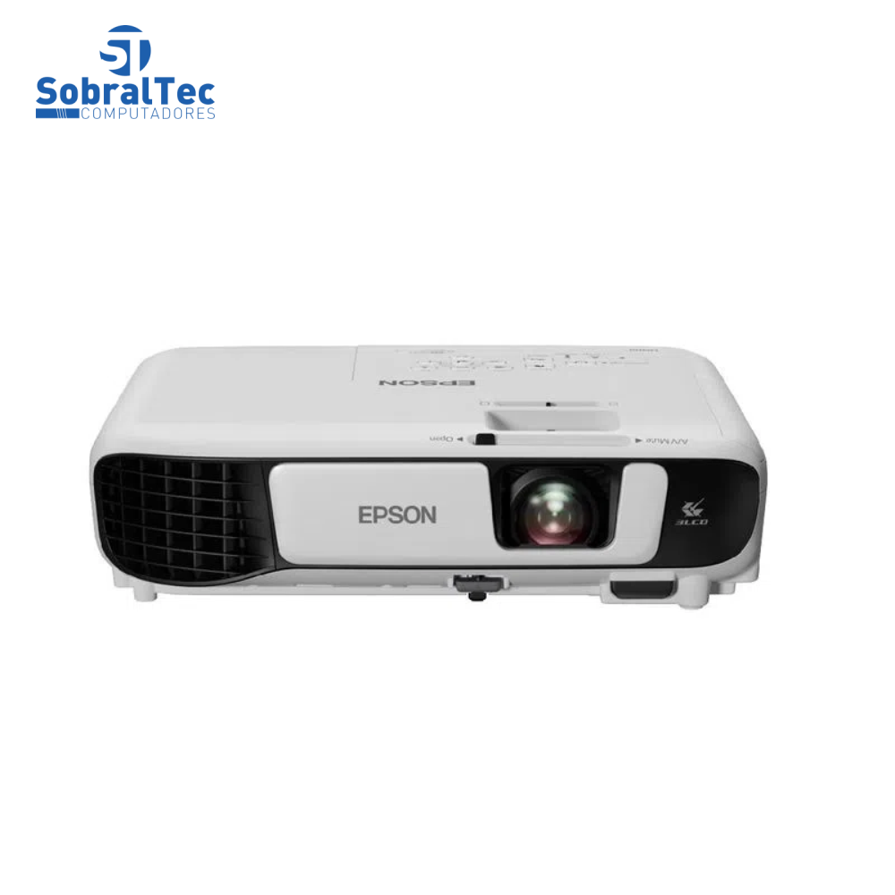 Projetor Epson PowerLite S41+ SVGA 3300 Lumens HDMI USB Com Bolsa