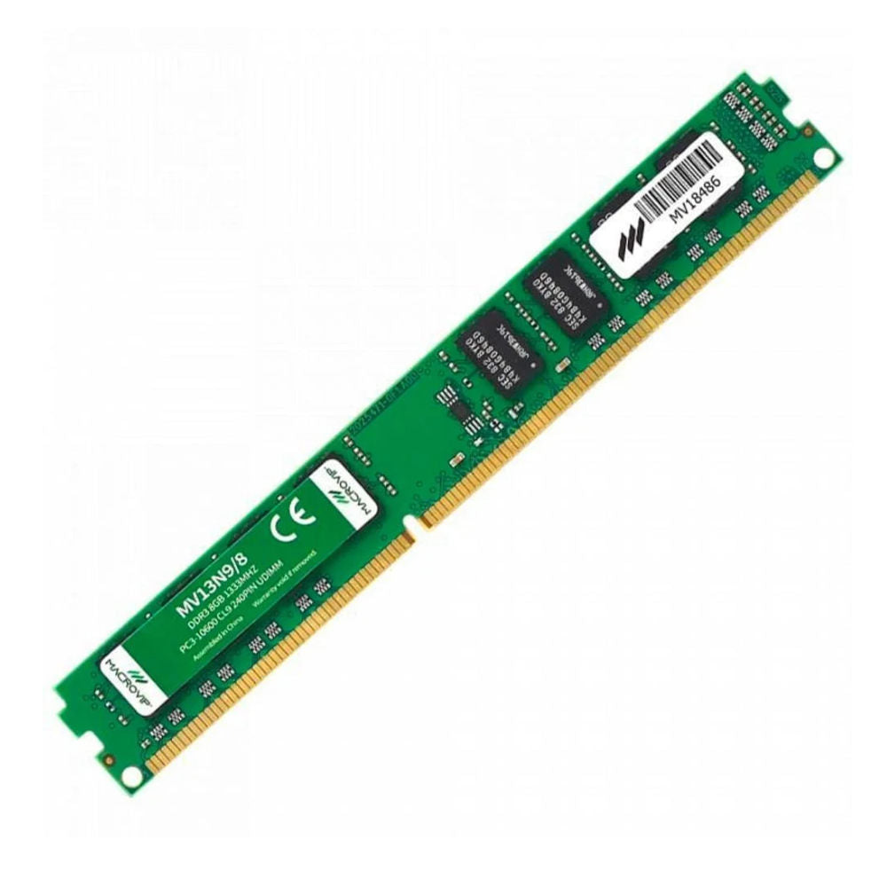 Memória Macrovip 8GB DDR3 1333MHz CL9 UDIMM Desktop MV13N98