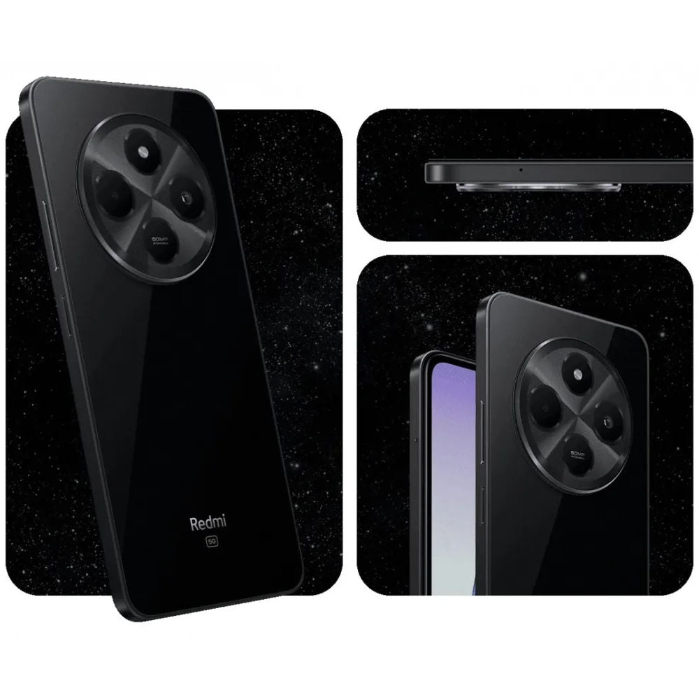 Smartphone Xiaomi Redmi 14C 4GB+4GB RAM 256GB ROM, Helio G81-Ultra, 6.88" IPS 120Hz, Camera 50MP com IA, HyperOS, Preto