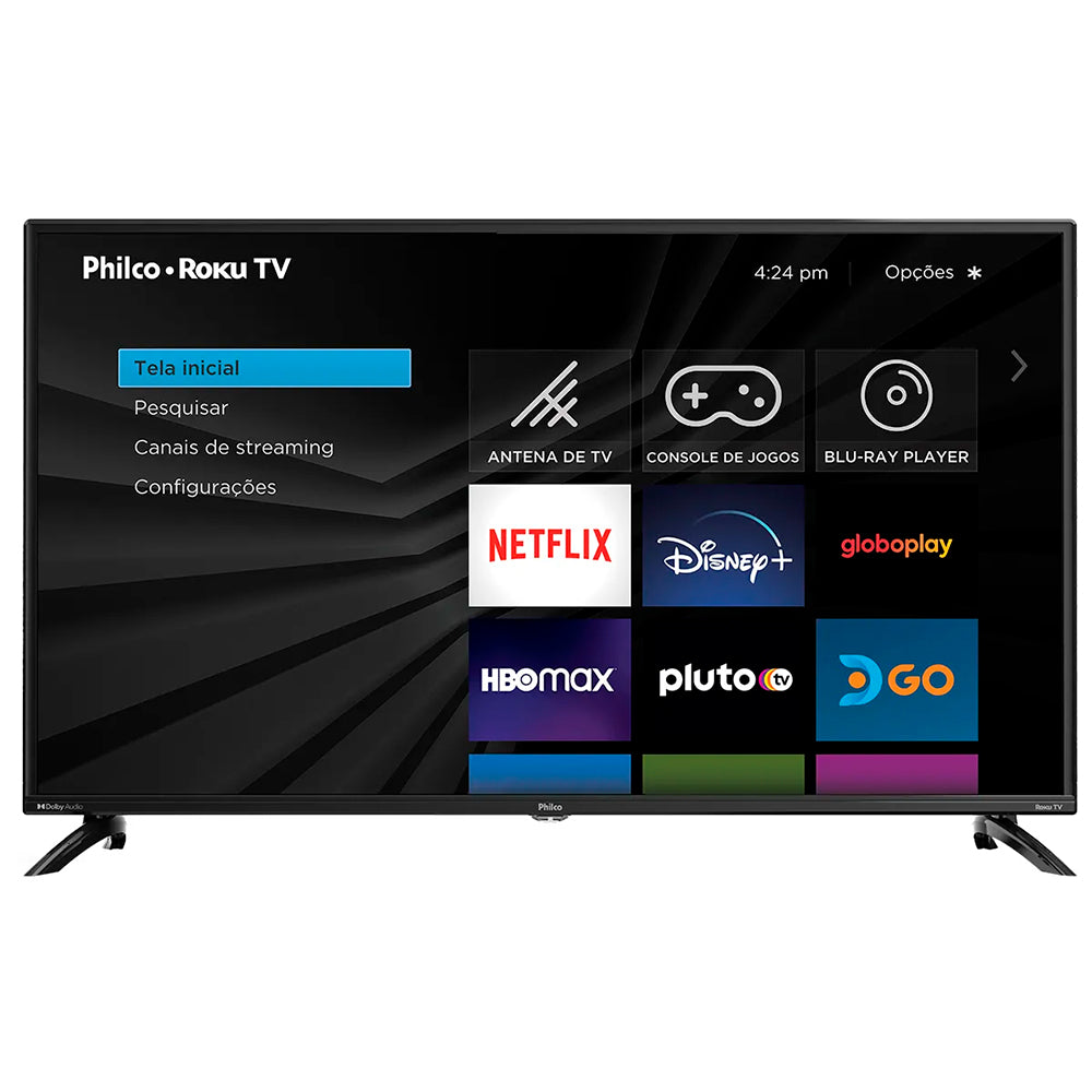 Smart TV 42” Philco PTV42G6FR2CPF Roku TV LED Dolby Áudio