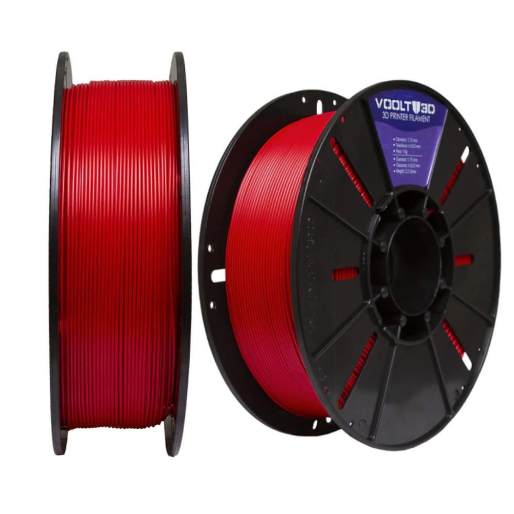 Filamento PLA Vermelho Velvet High Speed Premium 1 Kg 1,75 mm – Impressão 3D FDM