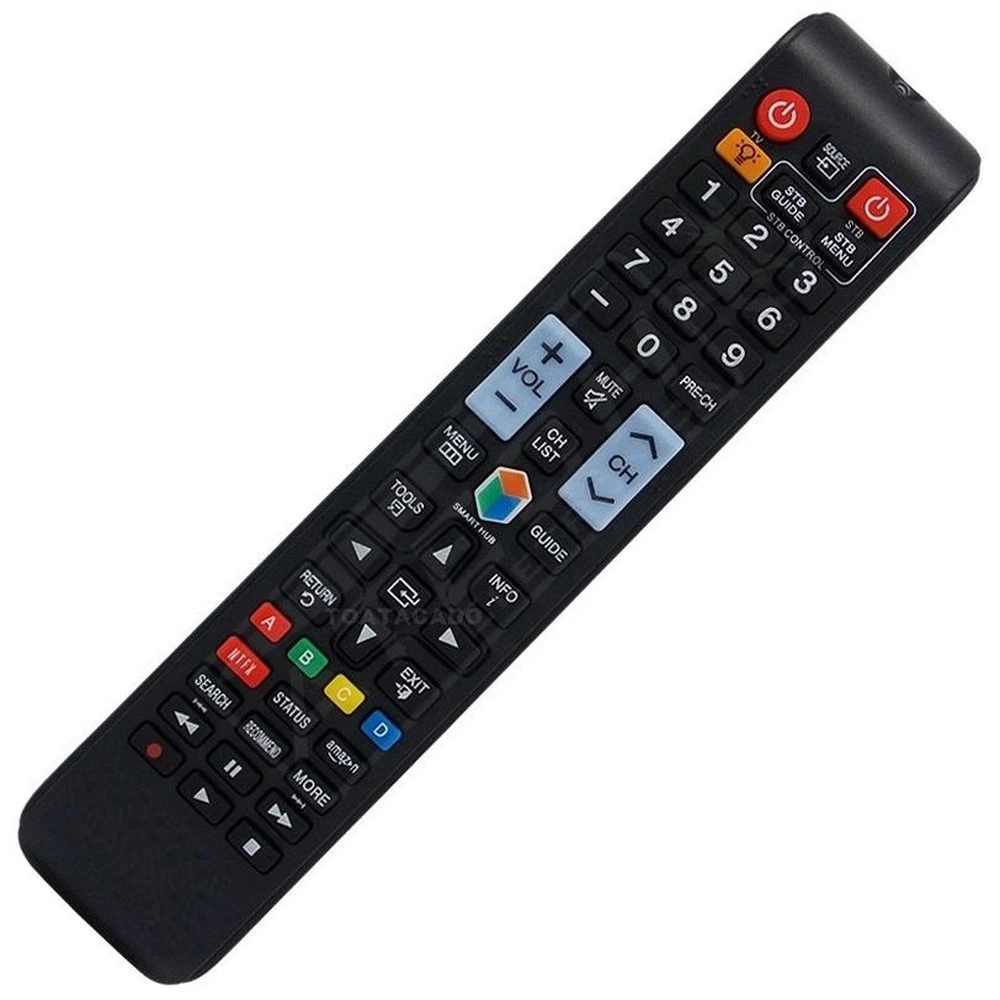 Controle Remoto Samsung Smart Tecla Netflix Amazon Id-9504r Lelong LE-7097