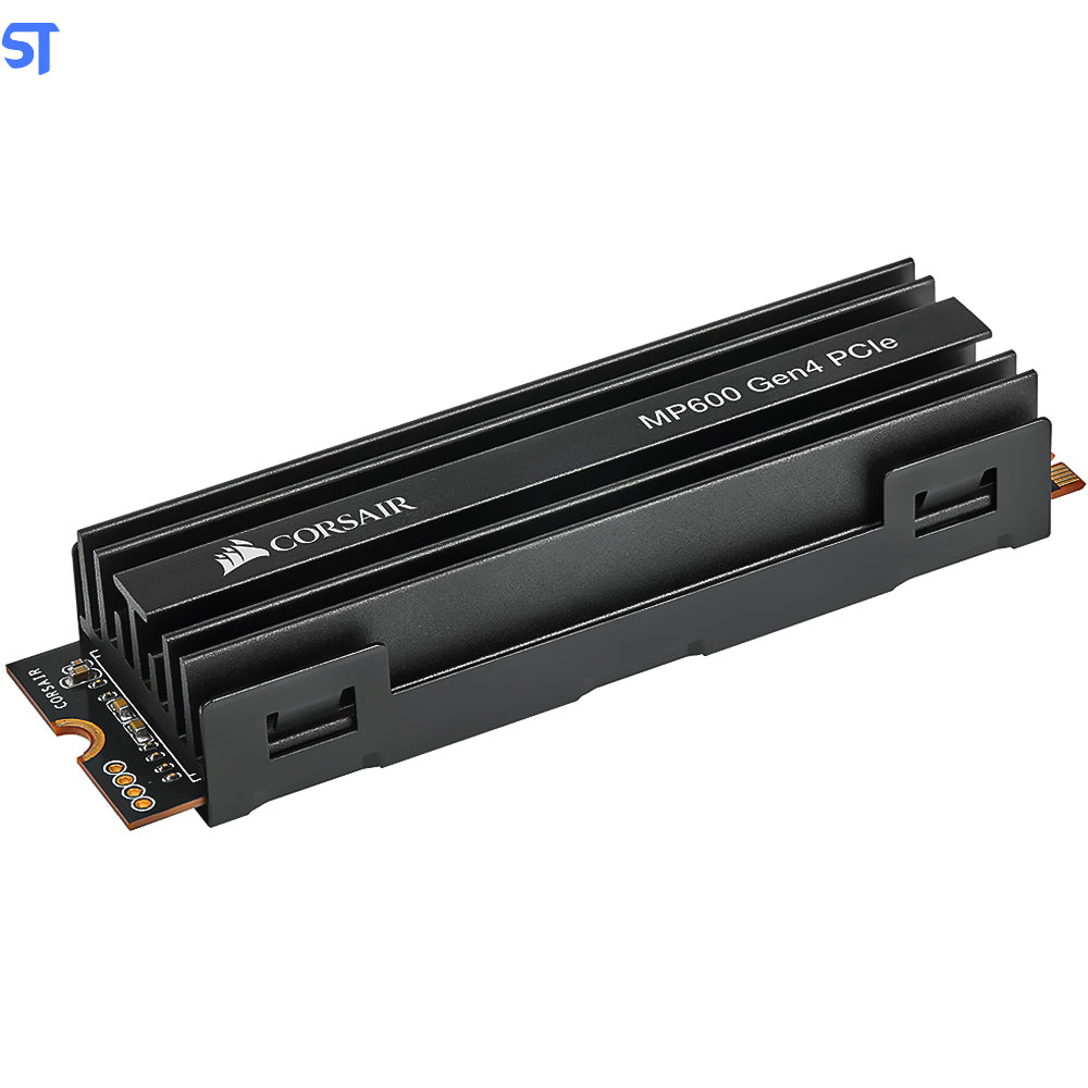SSD NVME Corsair Force MP600, 1TB, M.2 2280, NVME PCIe, Leitura 4950MB/s, Gravacao 4000MB/s, CSSD-F1000GBMP600R2