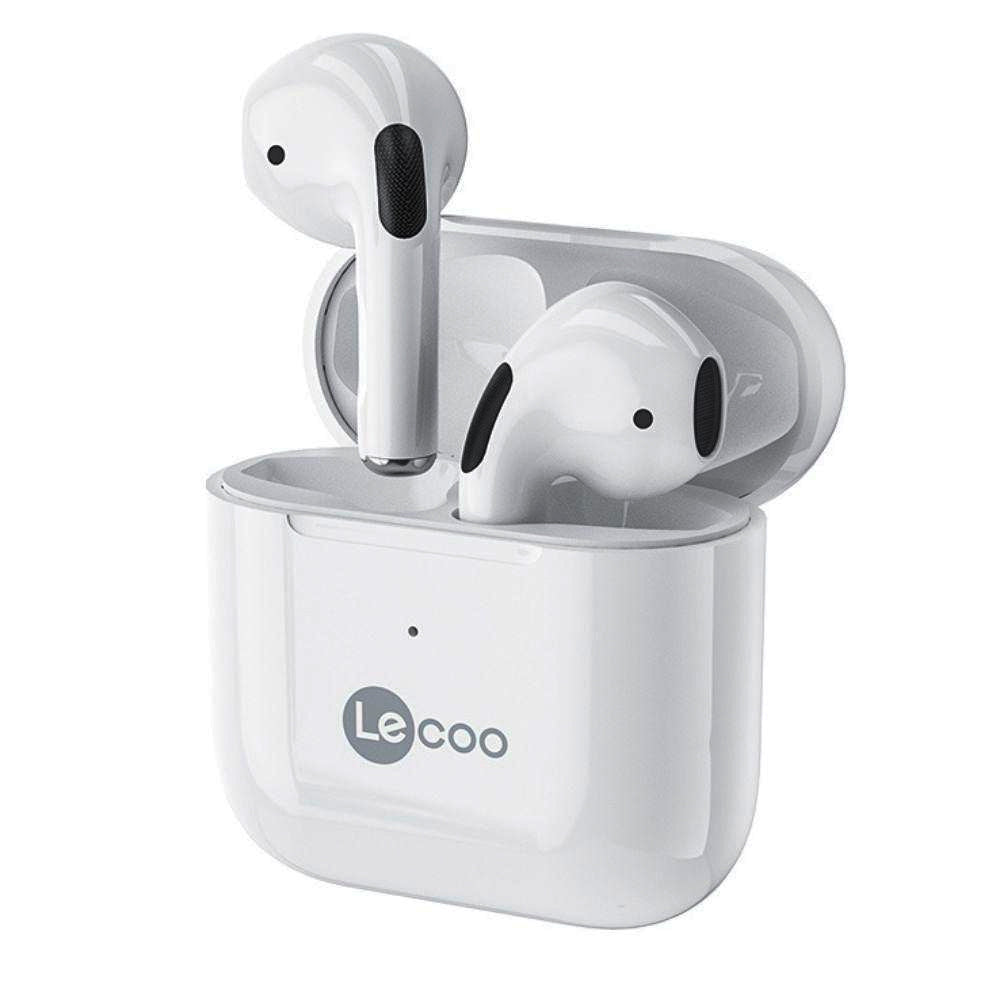 Fone de Ouvido Bluetooth LECOO, EW310 TWS BT5.1, Branco