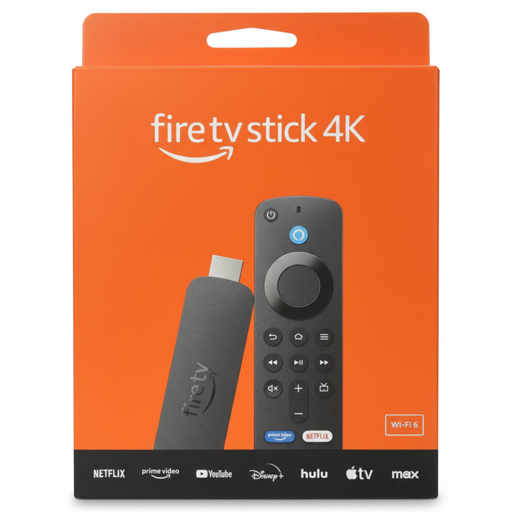 Fire TV Stick 4K Amazon 2ª Geração Wi-Fi 6, Dolby Vision Atmos, HDR10+, 1.7GHz Quad-Core, 8GB, Alexa, Controle por Voz