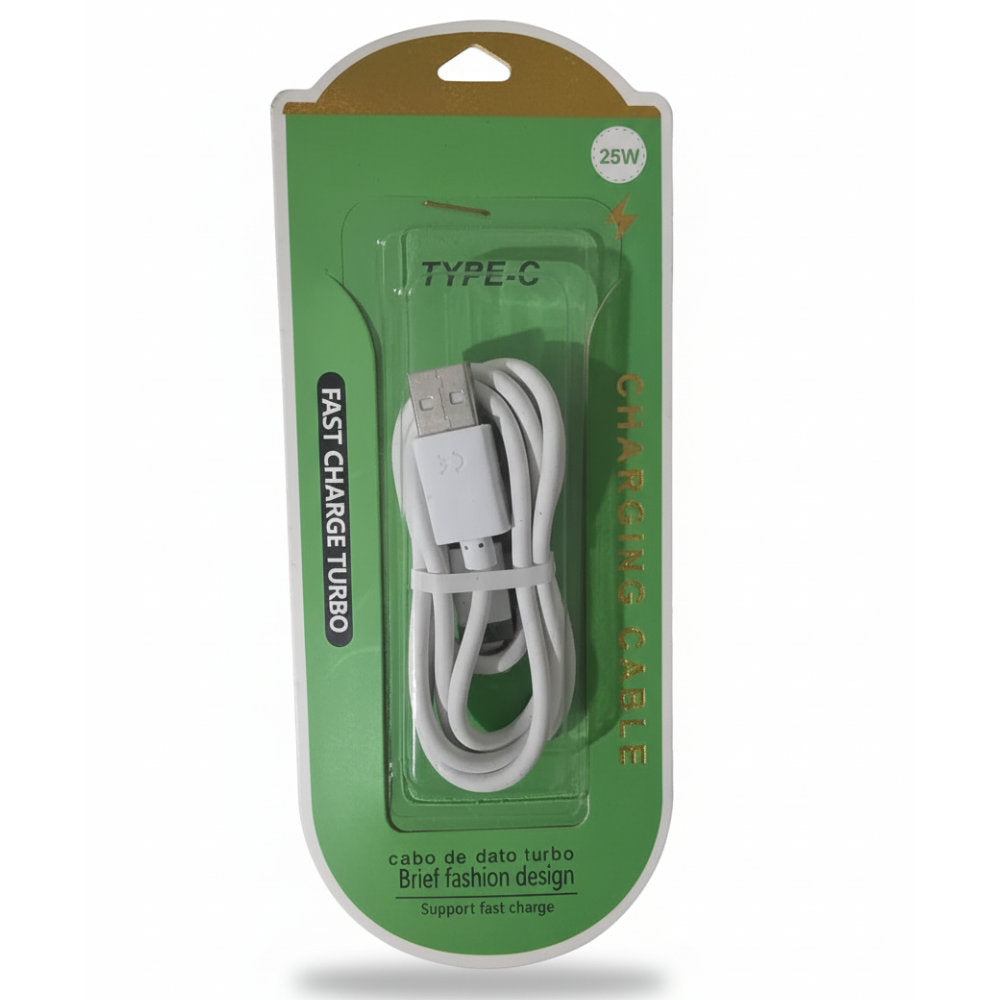 Cabo USB Para Tipo-C, Carregamento Rápido, 25W, 1 Metro de Comprimento, CB22-3E, E'SPADA