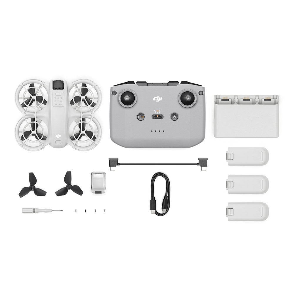 Drone DJI Neo Fly More Combo BR - DJI051, Com 3 Baterias, Carregador e Controle