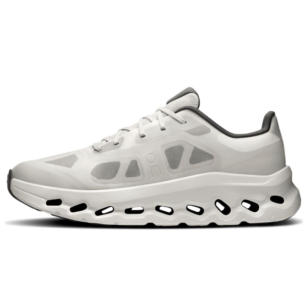 Tênis On Running Feminino Tamanho 37 Com Tecnologia CloudTec Phase™,Drop de 7 mm e Superespuma Helion™ - (Alloy/Ivory)