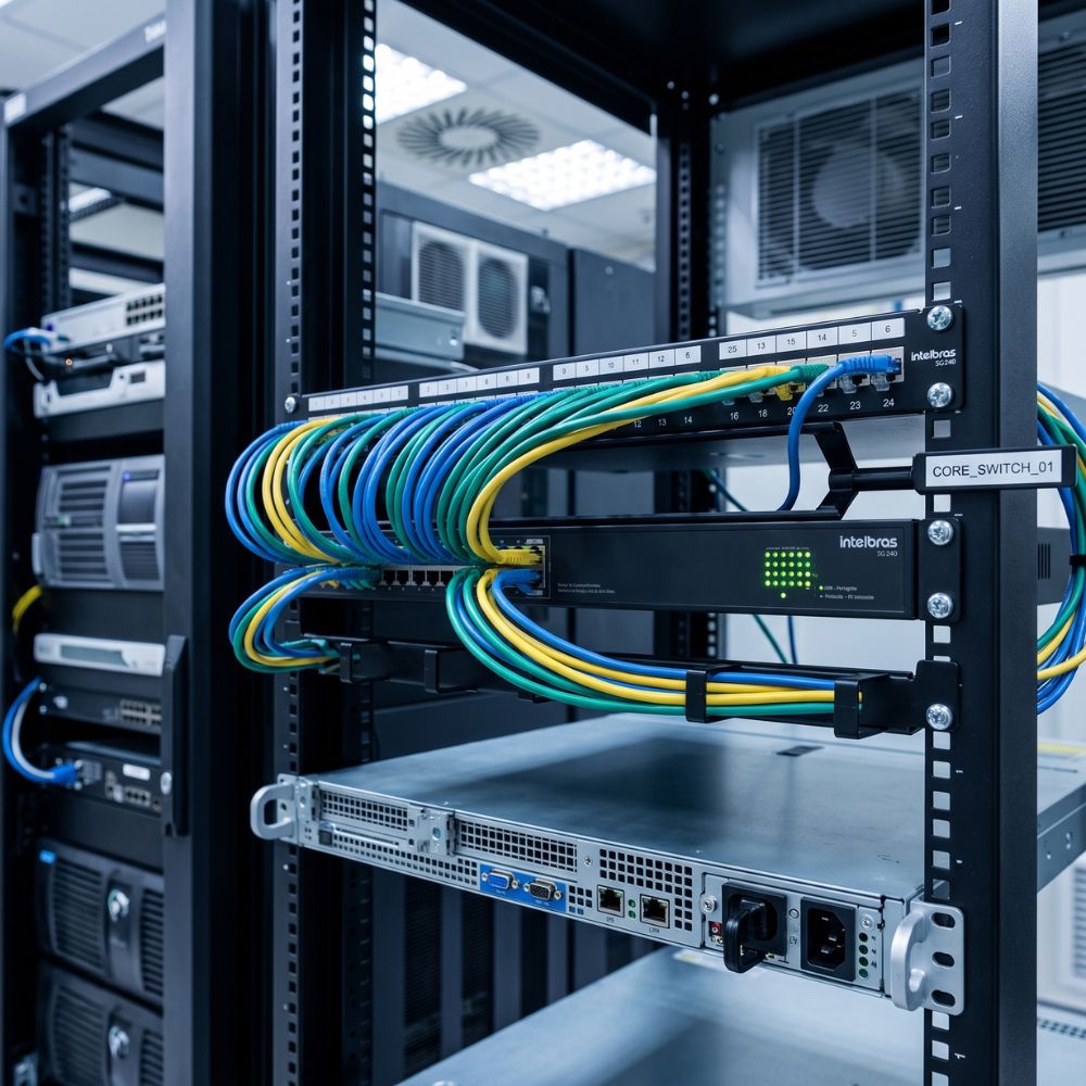 Switch 24 Portas Gigabit Ethernet S1124G Intelbras, Proteção Contra Surtos