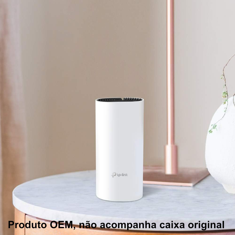 Kit Roteador TP-Link Deco M4, 2-Pack AC1200 Wi-Fi 5 Mesh Dual Band 2,4/5GHz 2 Portas Gigabit OEM Sem Caixa