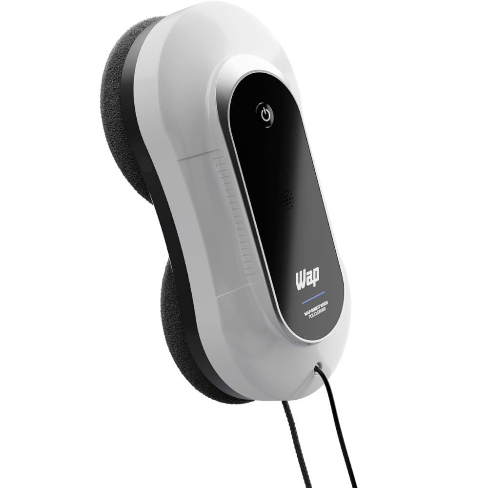 Aspirador Limpeza Polidor Vidros WAP Robot W500 Policleaner, Bivolt, Sucção 8kPa, Tanque 300ml, Escova Rotativa, LED