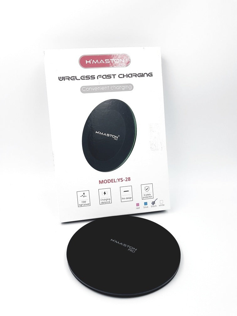 Carregador Sem Fio Qi Fast Charger Pad 15w  H'maston YS-28