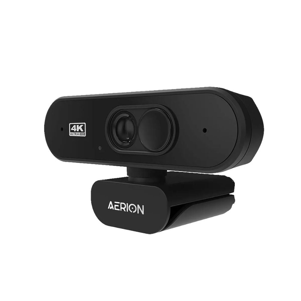 Web Cam Usb Ultra HD 4K Aerion  WEB400 Com Microfone Web400 Preto-Aerion