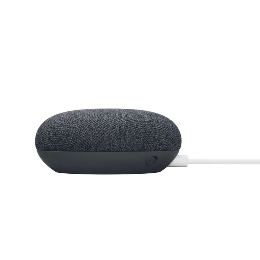 Google Nest Mini 2ª Geração, Assistente de Voz, Wi-Fi, Driver 1.58" 360° Som, Chip ML 1 TeraOPS, Controle Tátil, Preto