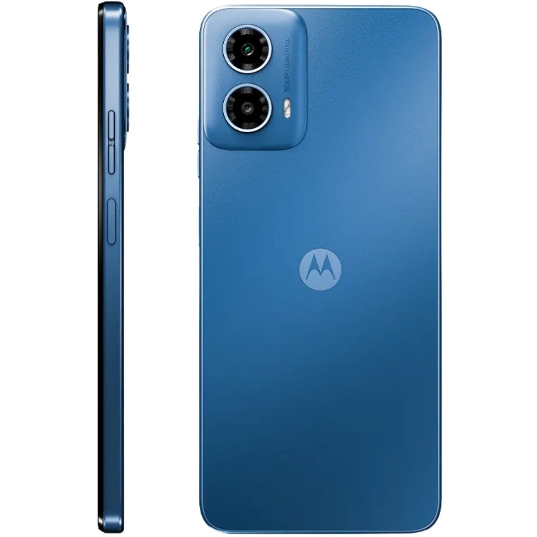 Smartphone Motorola Moto G34, 5G, 256GB, 16GB Ram Boost, Câmera 50MP, Com Moto AI NFC - Azul